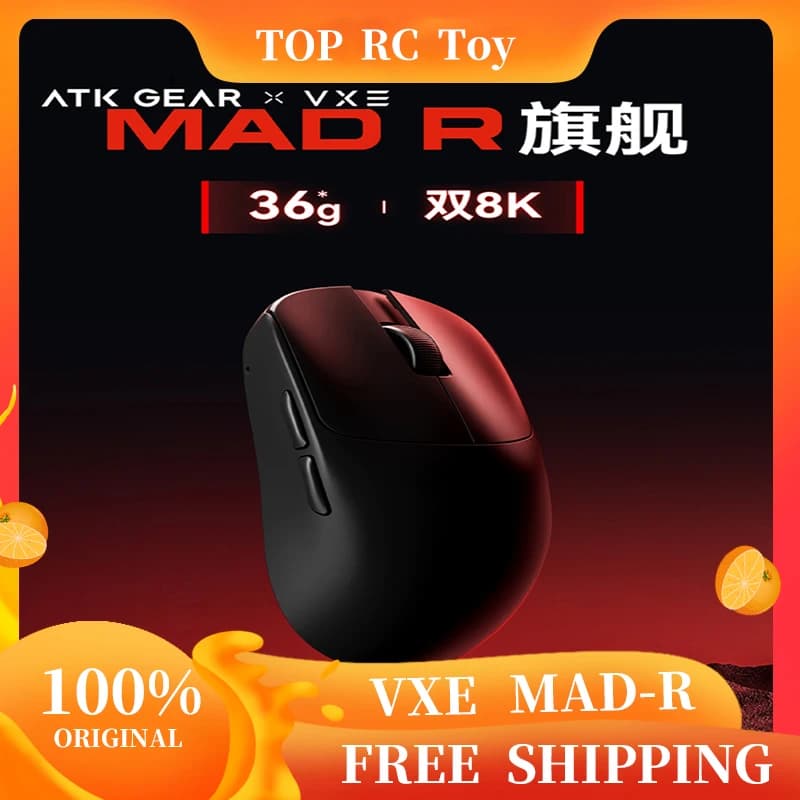 VXE VGN MAD R ratón inalámbrico ultraligero principal ergonómico modo Dual Esports Gaming Office Mouse Paw3395 regalo accesorio para PC